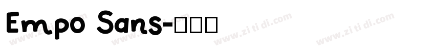 Empo Sans字体转换